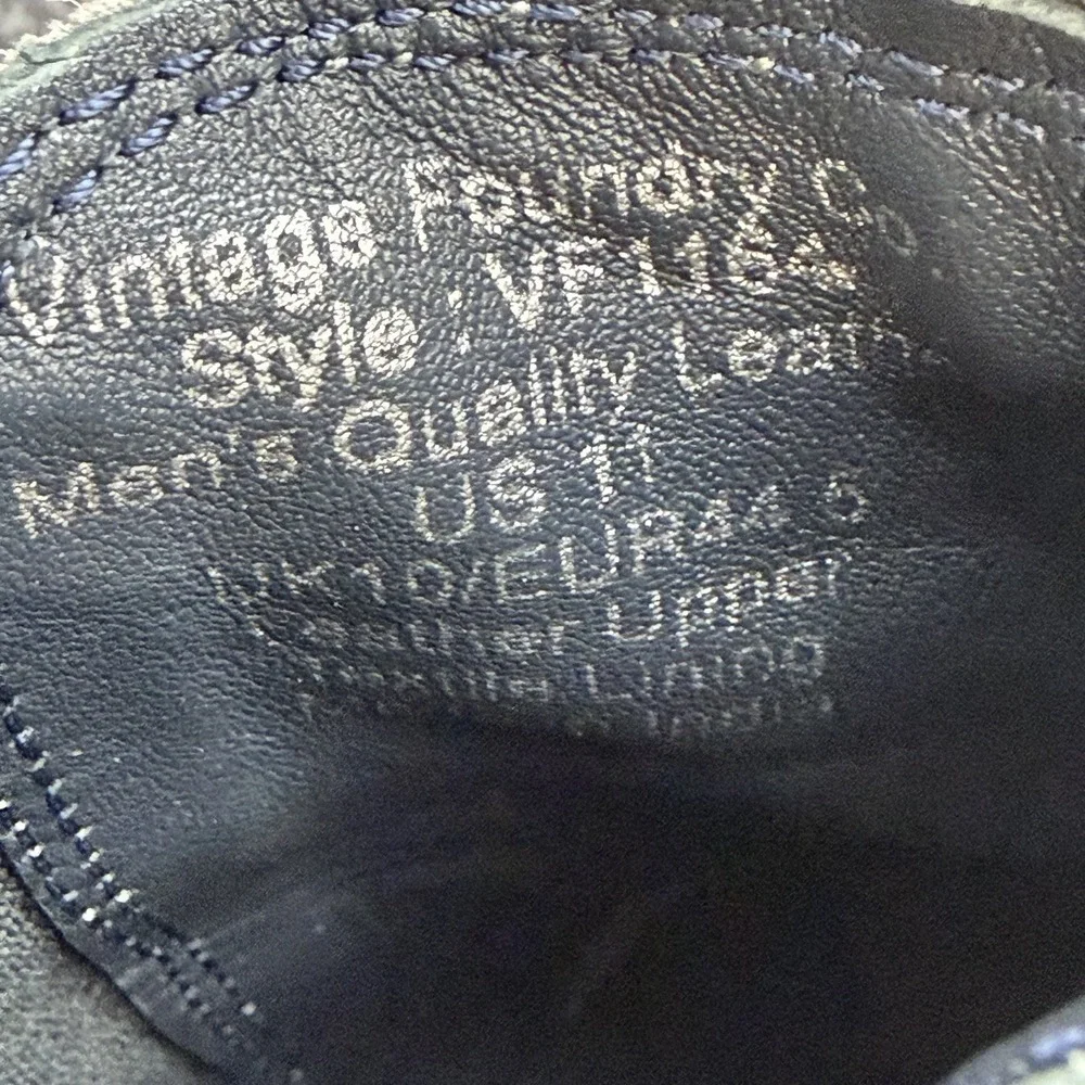 Vintage Foundry Co. Grey Suede Leather Chelsea Boots Blue Mens Size US 11
